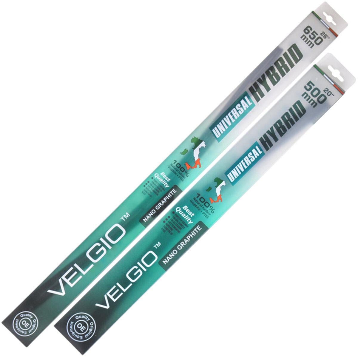 Комплект щеток стеклоочистителей гибридных Velgio Universal Hybrid для Toyota LC Prado с 2023 года.