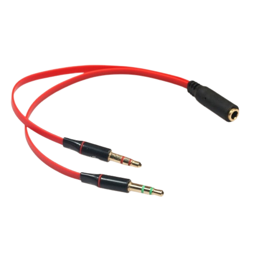 Переходник Kingda B00643 аудио Jack 3,5мм F 4pin 2 Jack 3,5мм M Audio MIC (562636)