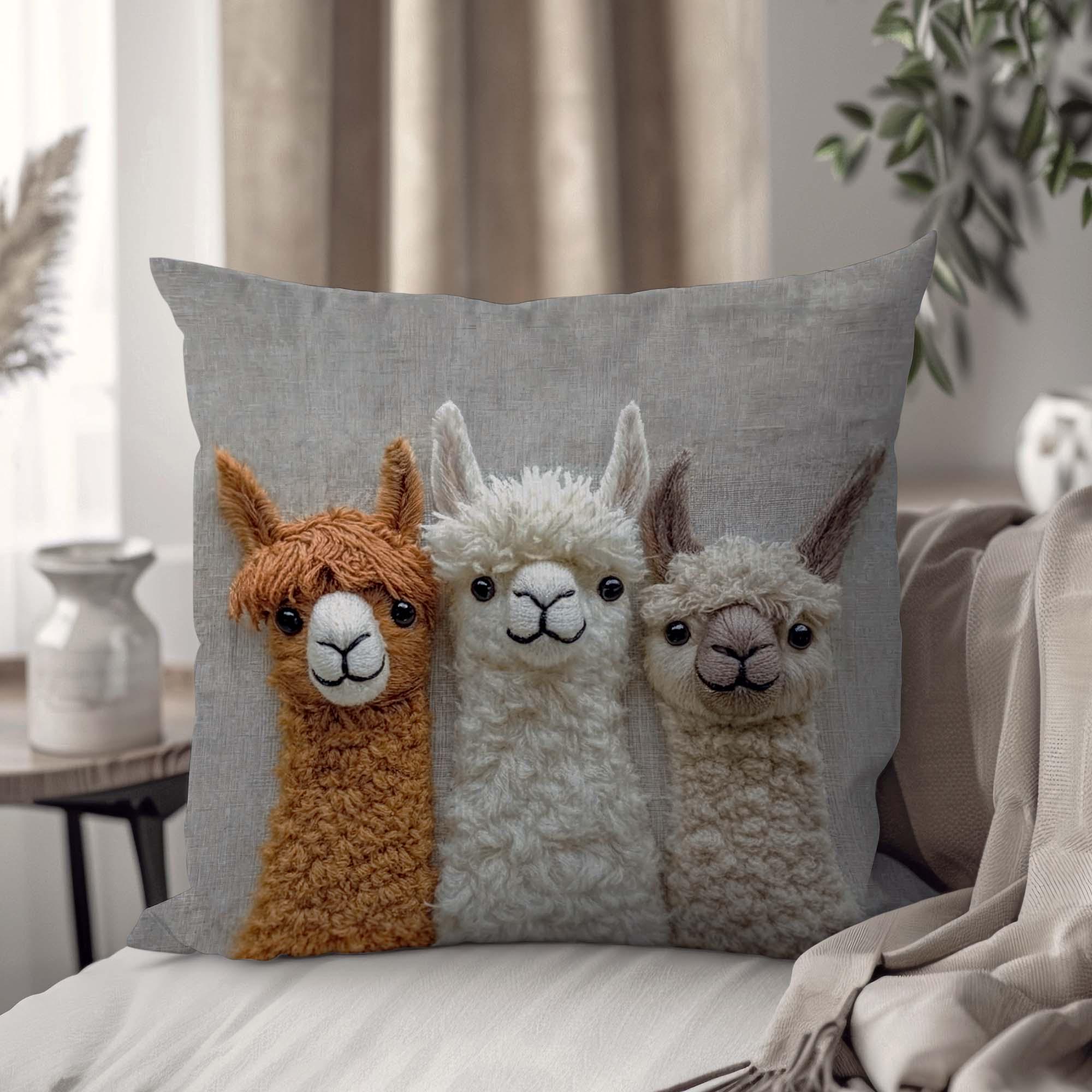 Подушка декоративная "Альпака лама" 33х33 см (1312033UA)