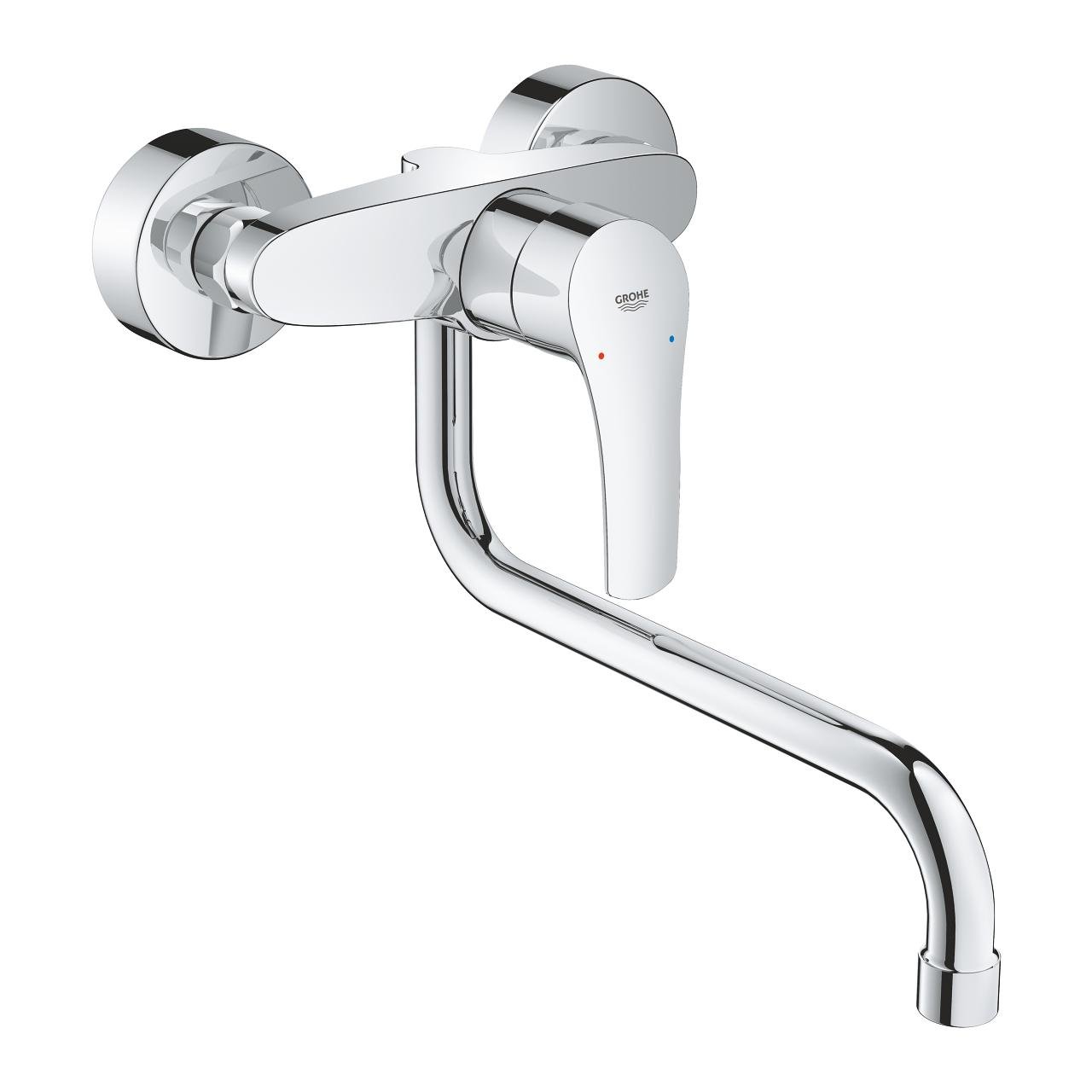 Смеситель для кухни Grohe Eurosmart 32224003 настенный однорычажный Хром (149689)