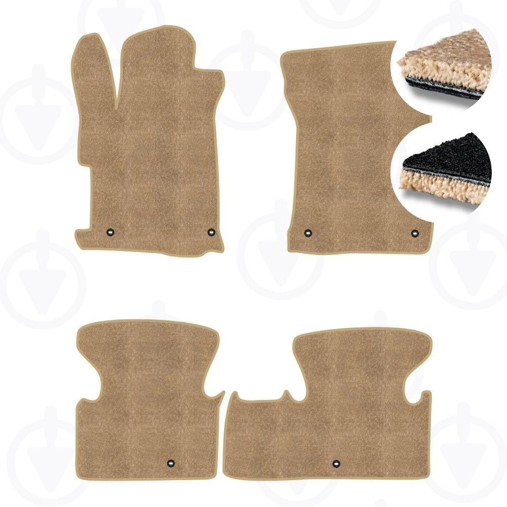 Комплект ковриков в салон Star-Tex для Acura ILX 2015-2022 р. текстиль/Magnum бежевый (10001-68-80-45)