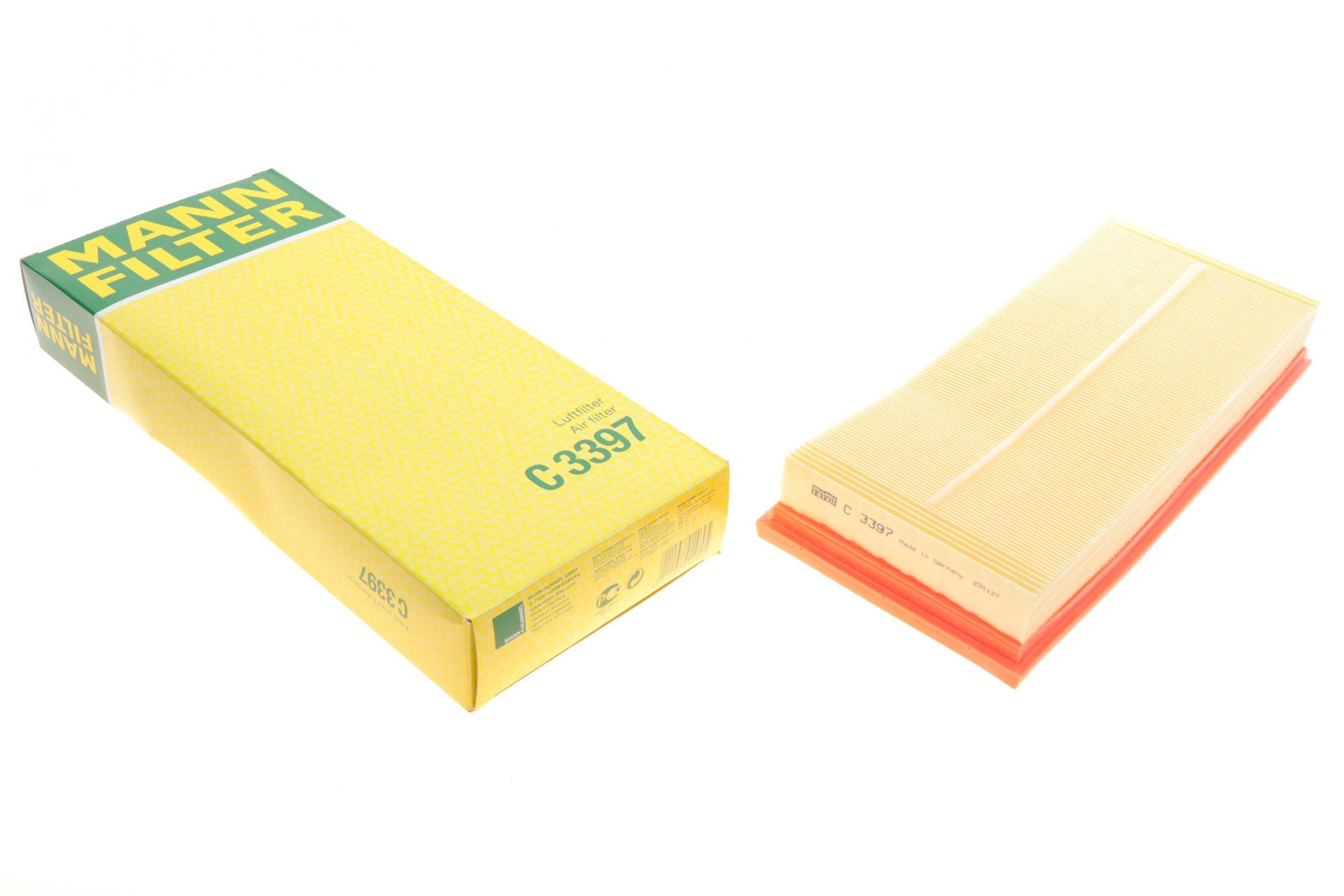Фильтр воздушный Mann-Filter для MB E-class W212 5,5 M157 11-16/S-class W221/W222 4,7 M278/5,5 M157 10-17 (C 3397)