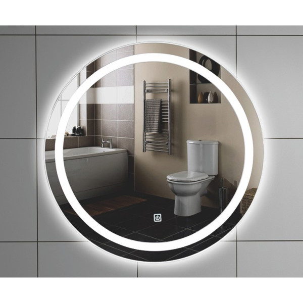Зеркало круглое для ванной комнаты Insana 102 с LED-подсветкой 60х60 см (А0044928)