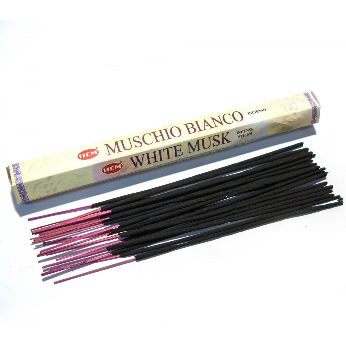 Пахощі Hem 14-28603K білий муска шестикутник, 20 шт. (1269569287)