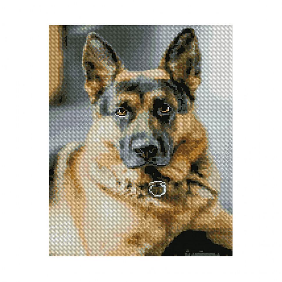 Алмазная мозаика Strateg Лучший охранник 40х50 см (FA13072)