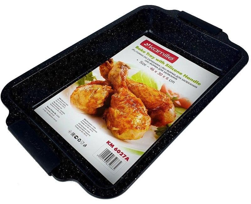 Форма Kamille KM-6027А-BK 46х30х6 см Черный