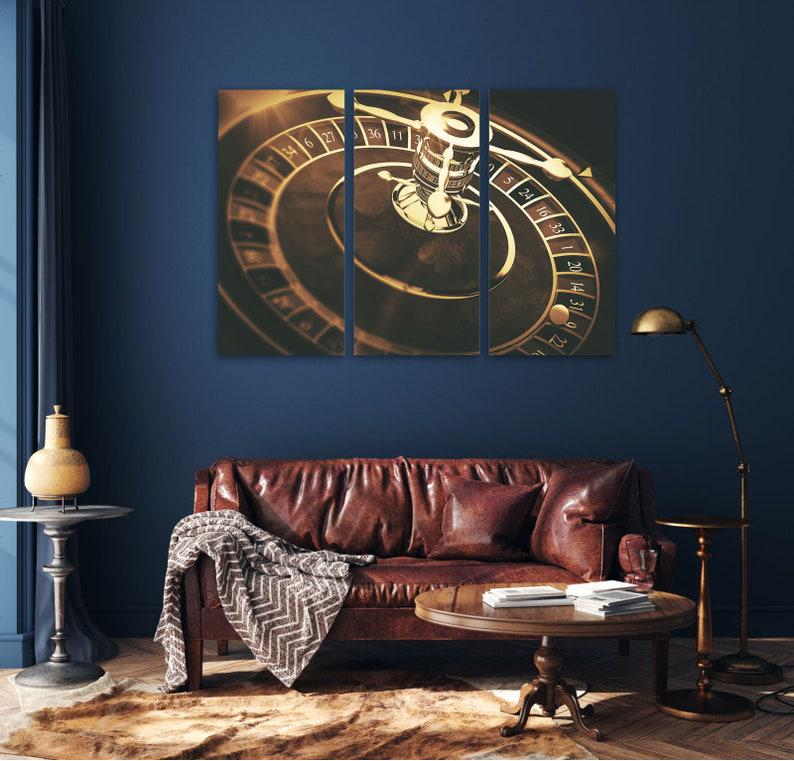 Модульная картина KIL Art Казино на холсте из трех частей 78x48 см (M3_M_382) - фото 2