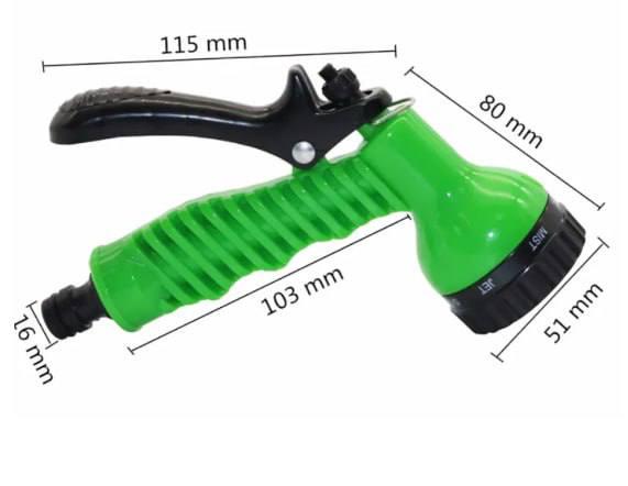 Пістолет-розпилювач для поливу 7 режимів Зелений (7caed032) - фото 4 Пістолет-розпилювач для поливу 7 режимів Зелений (7caed032) - фото 4