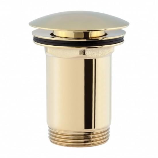 Клапан донный Omnires 1 1/4″ для раковины Золотой (A706GL)