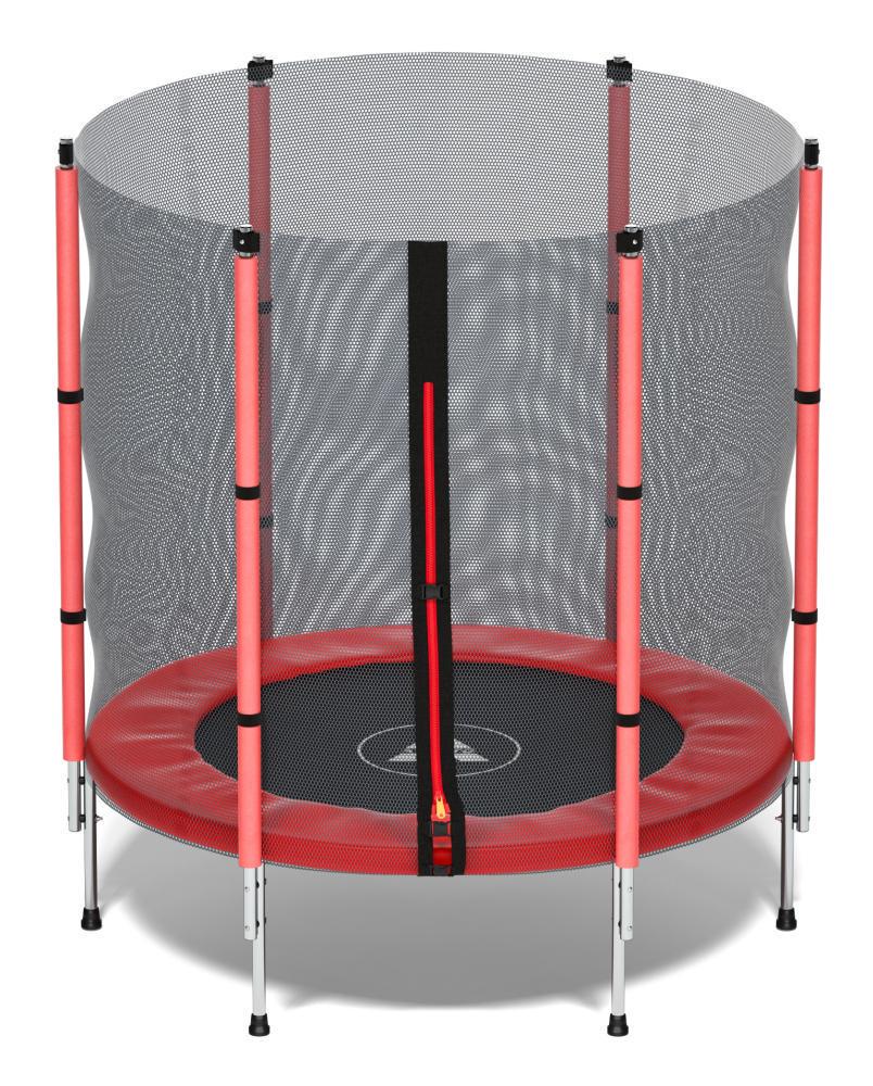 Батут детский Atleto с защитной сеткой на металлических опорах 140 см Красный (132-76-21000401) - фото 2 Батут детский Atleto с защитной сеткой на металлических опорах 140 см Красный (132-76-21000401) - фото 2