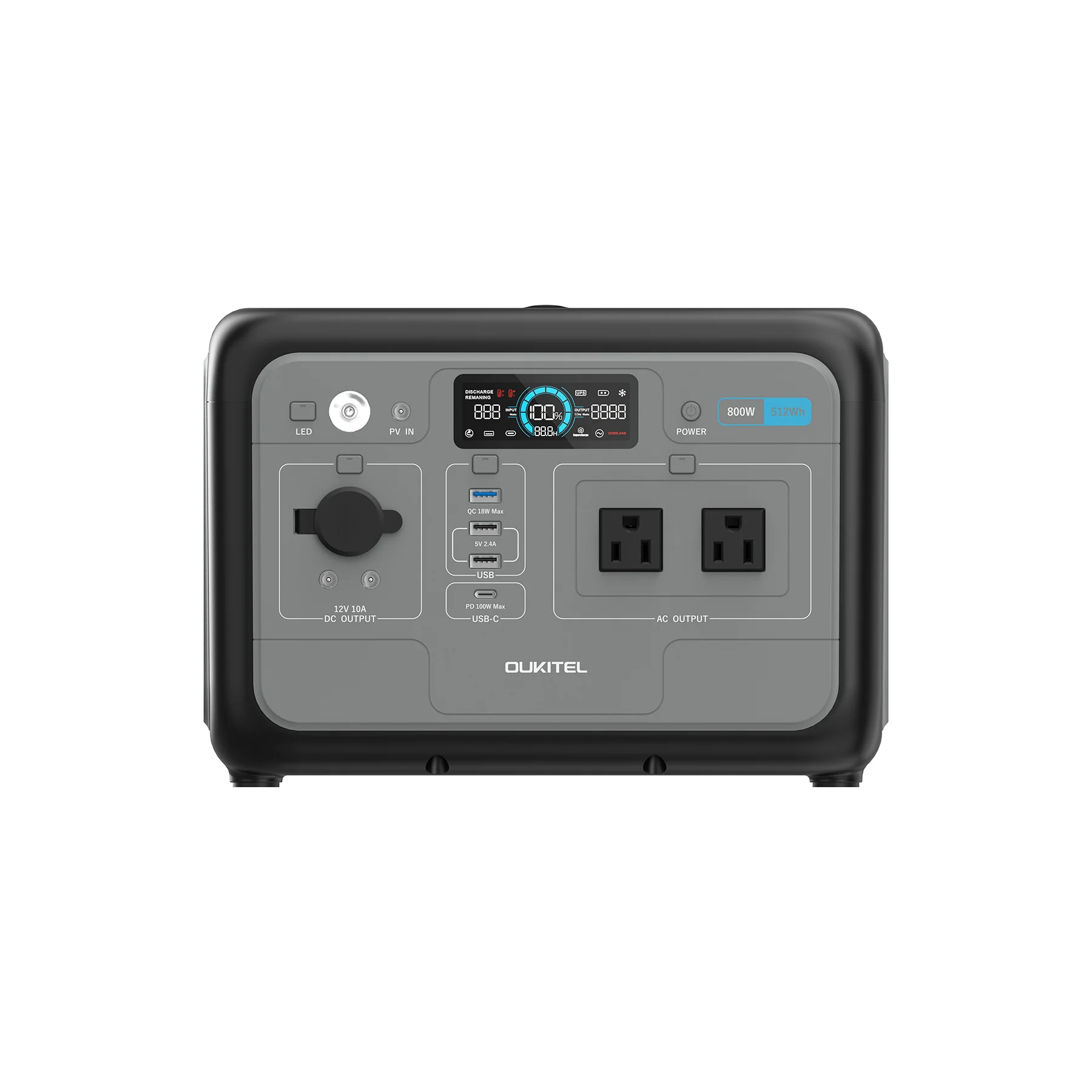 Зарядная станция Oukitel P800E 800W 512Wh LiFePO4 220V UPS (32064047)