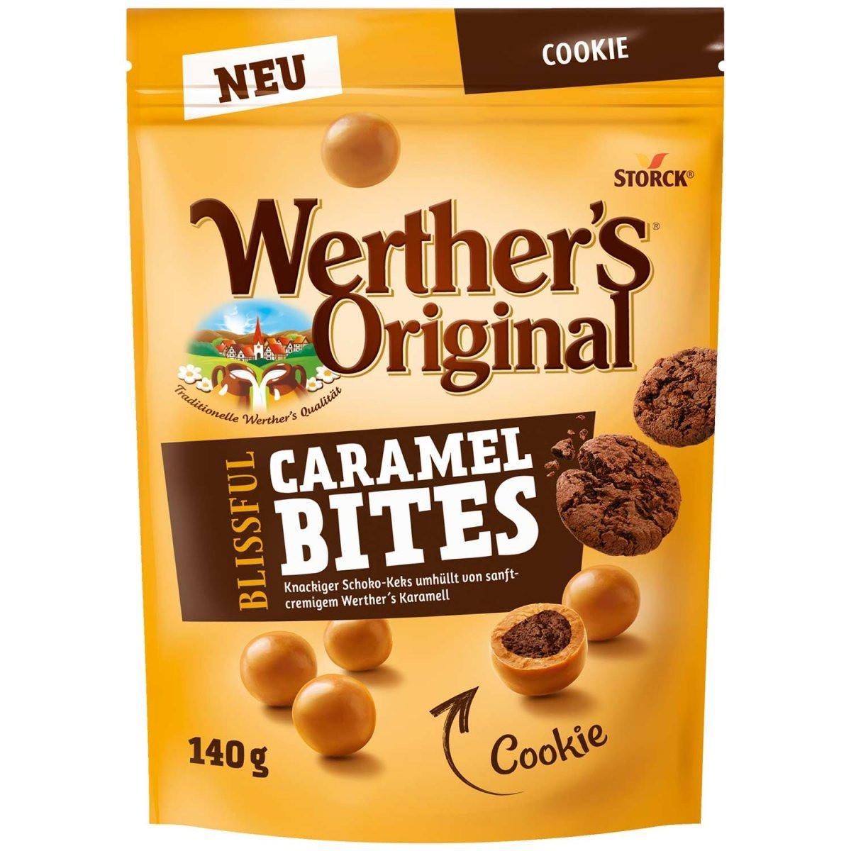 Драже ириски Werther's Original Caramel Bites Cookie 140 г (1850880964)