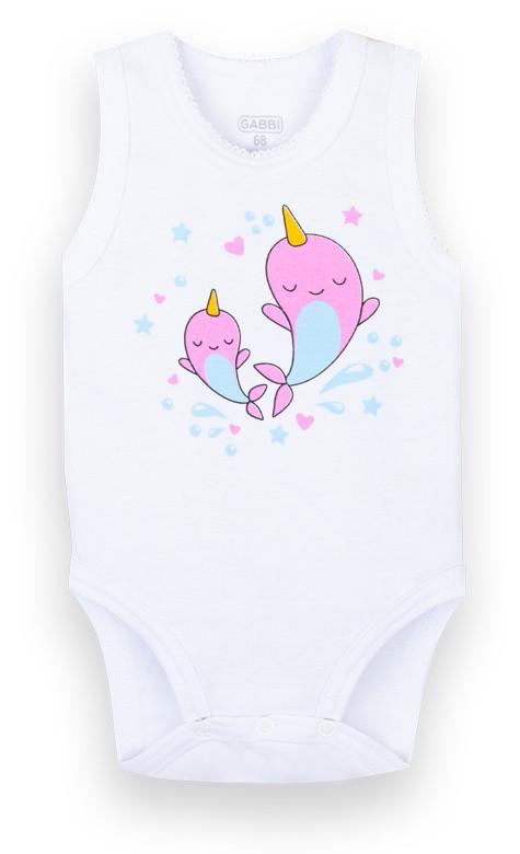 Боді-майка дитяча бавовняна дівчинка на кнопках Gabbi BD-21-5-3 Моя принцеса 68 см Білий (12622) Боді-майка дитяча бавовняна дівчинка на кнопках Gabbi BD-21-5-3 Моя принцеса 68 см Білий (12622)
