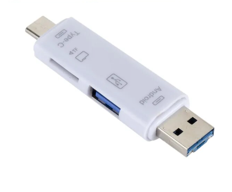 ᐉ Перехідник OTG USB/Type-C/MicroUSB/TF 3в1 • Краща ціна в Києві ...