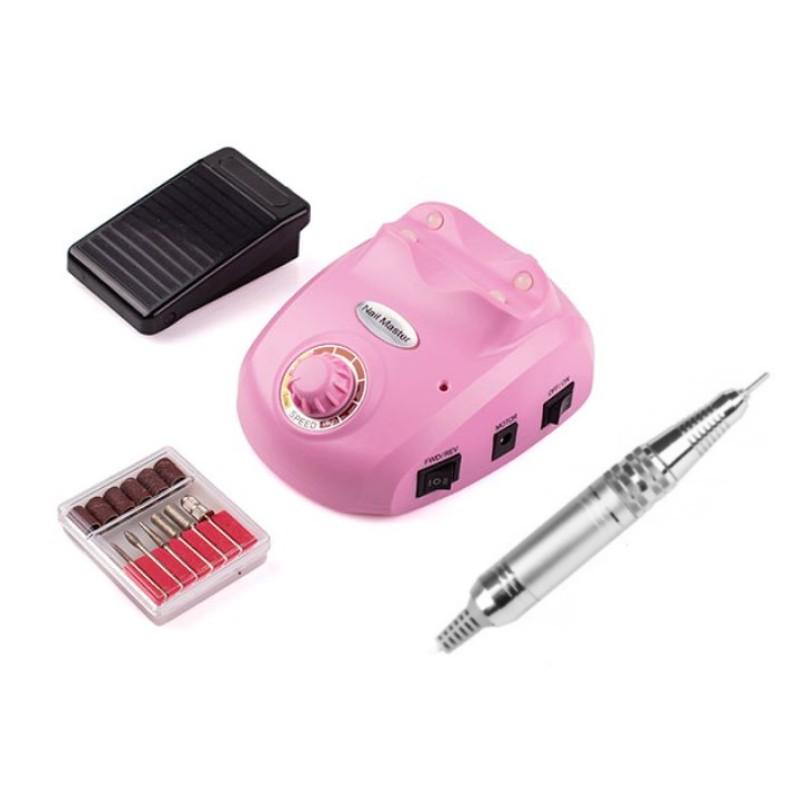 Фрезер для манікюру Nail Polisher DM-208 65 Вт 45000 об/хв Рожевий (MS-13539) - фото 1