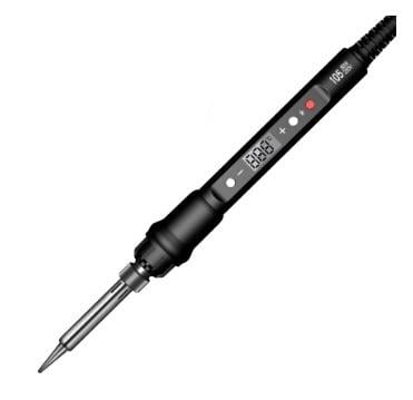 Паяльник електричний з регулюванням температури 105 220 В 80 Вт Чорний (M52)