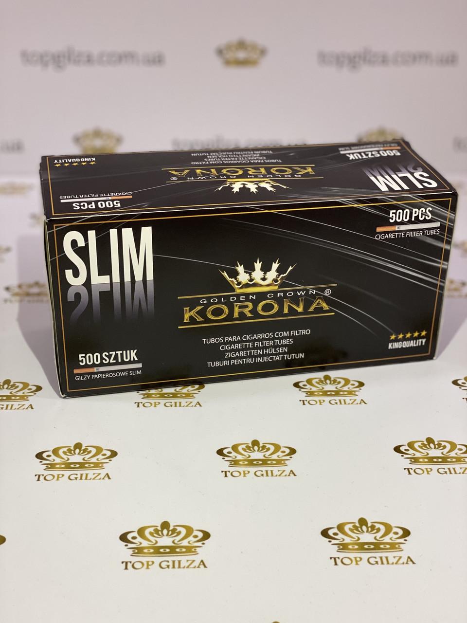 Ящик гильз для набивки сигарет табаком Korona Slim 20 блоков по 500 шт. - фото 2 Ящик гильз для набивки сигарет табаком Korona Slim 20 блоков по 500 шт. - фото 2