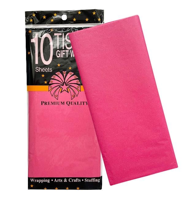 Папір тишею 65x50 см 10 шт. Малиновий (414944)