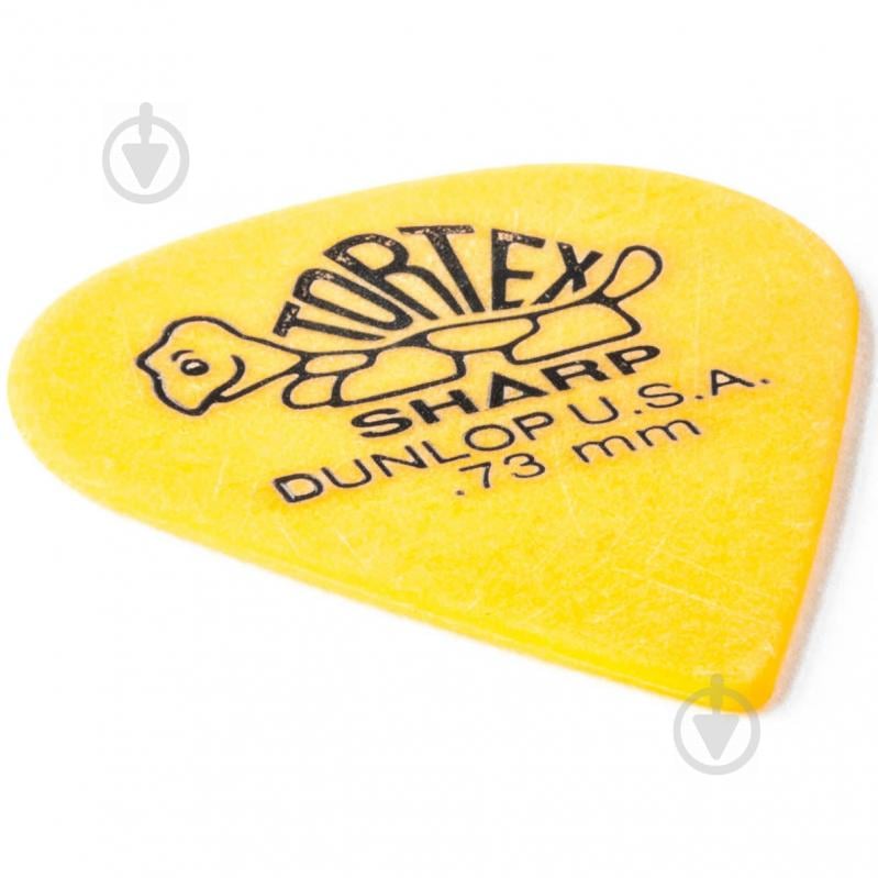 Медиатор Dunlop 4121 Tortex Sharp Guitar Pick 0.73 mm (1 шт.) - фото 2