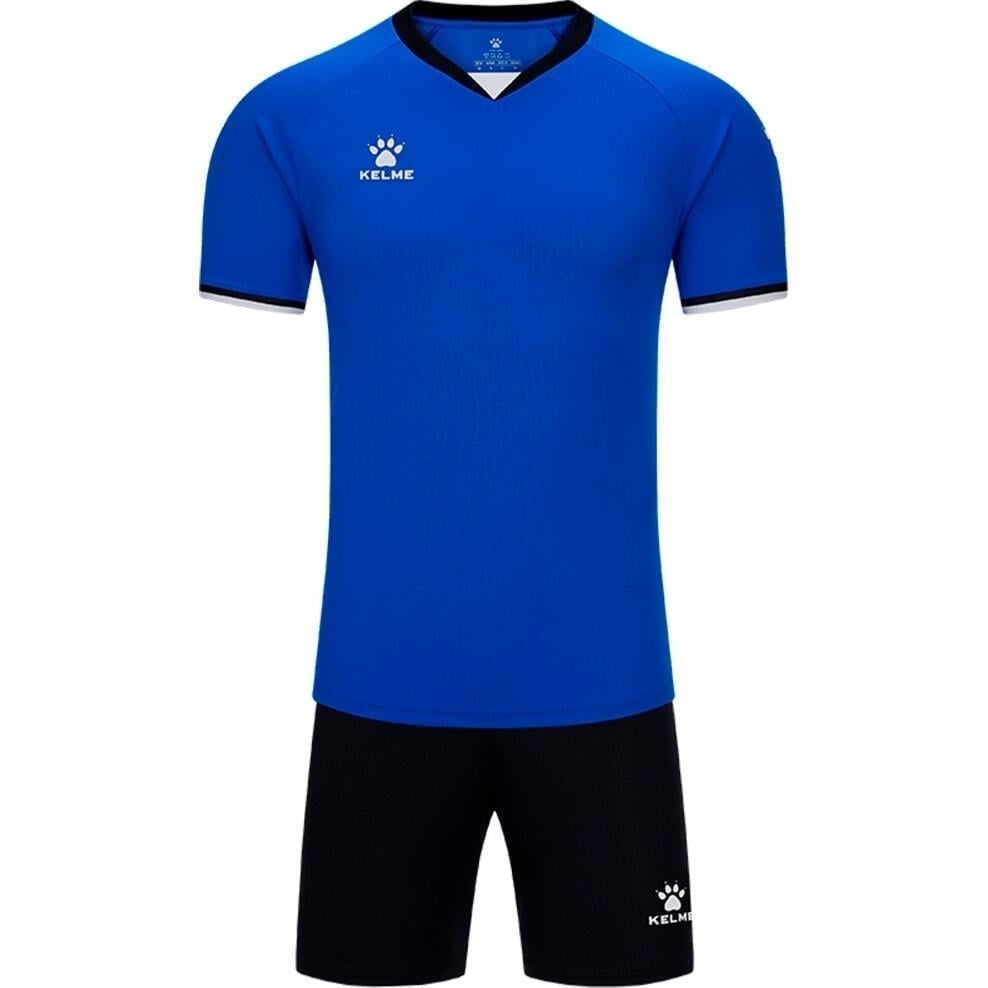 Комплект футбольної форми Kelme KADIS II M Синьо-чорний (8551ZB11084.9481)