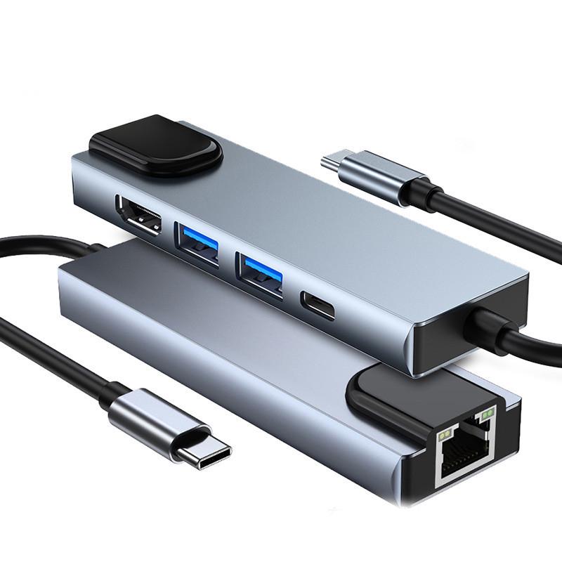 USB Type-C хаб-розгалужувач Digital Lion MH-09 концентратор 5в1 - фото 2