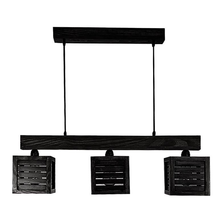 Подвесной светильник из дерева Бакон Венге (ЛЮС-004012)