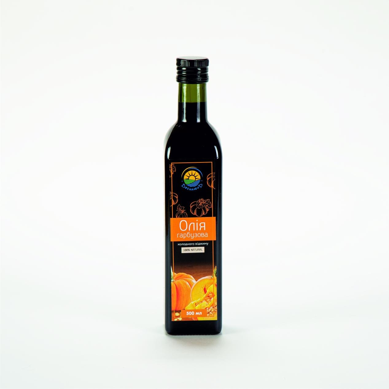 Масло тыквенное холодный отжим Десналенд 500 мл (10753)