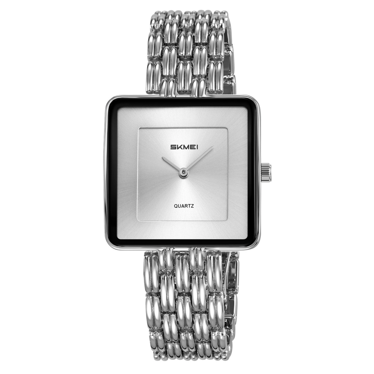 Годинник жіночий металевий Skmei Сріблястий (z060-1)