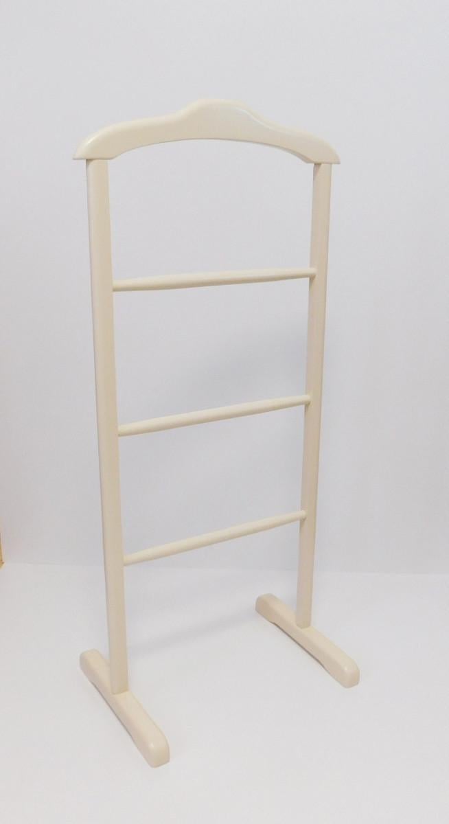 Стойка для одежды одинарная массив дерева Слоновая кость (1922524650) - фото 1