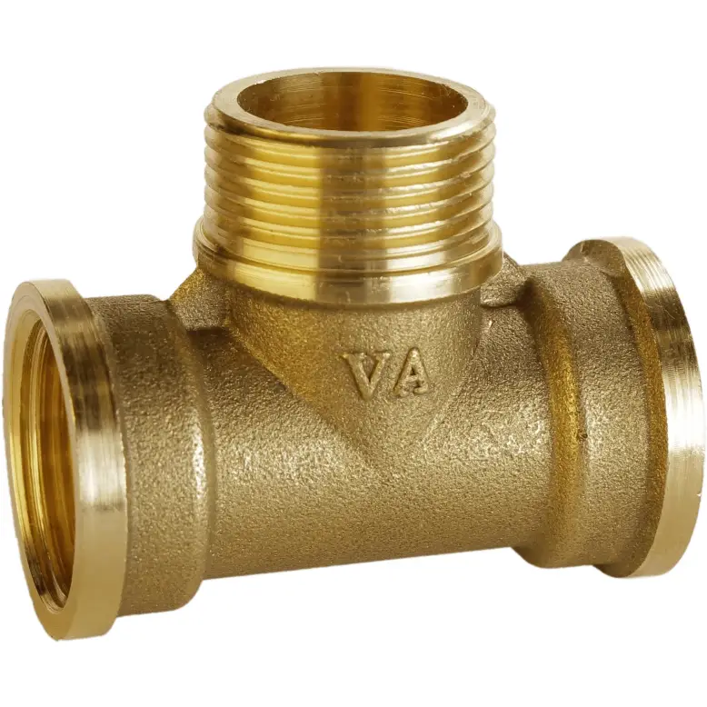 Тройник латунный 3/4"х3/4"х3/4" ВЗВ штампованный (А0252А)