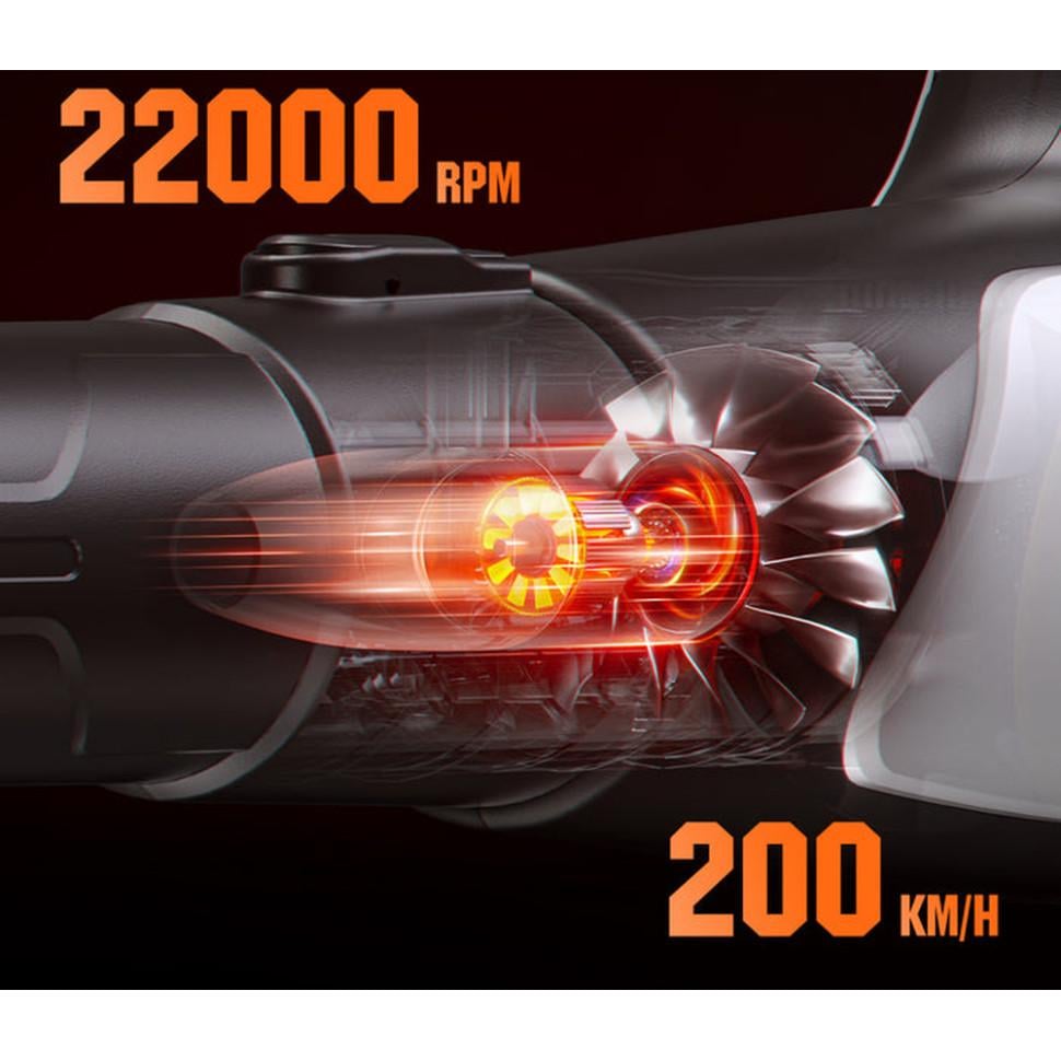 Воздух-пылесос садовый Litheli 560CFM Power Bank Litheli 20000 mAh 45W 2 шт. - фото 4 Воздух-пылесос садовый Litheli 560CFM Power Bank Litheli 20000 mAh 45W 2 шт. - фото 4