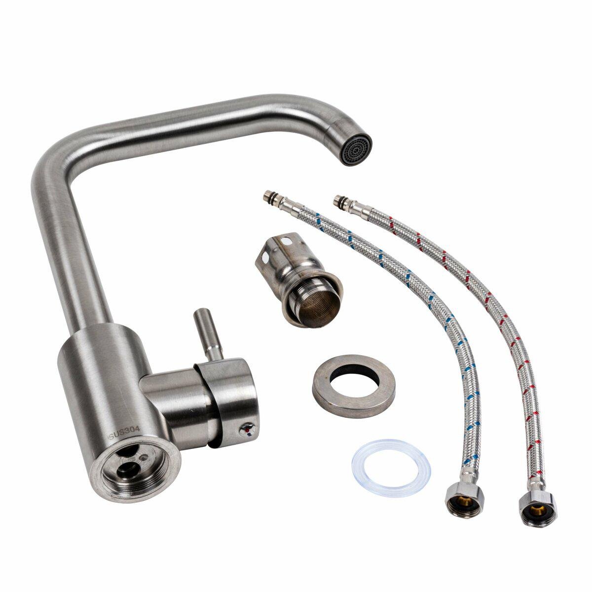 Мийка Valeso Handmade із змішувачем Valeso NS02A 40x50 см (032303) - фото 2 Мийка Valeso Handmade із змішувачем Valeso NS02A 40x50 см (032303) - фото 2