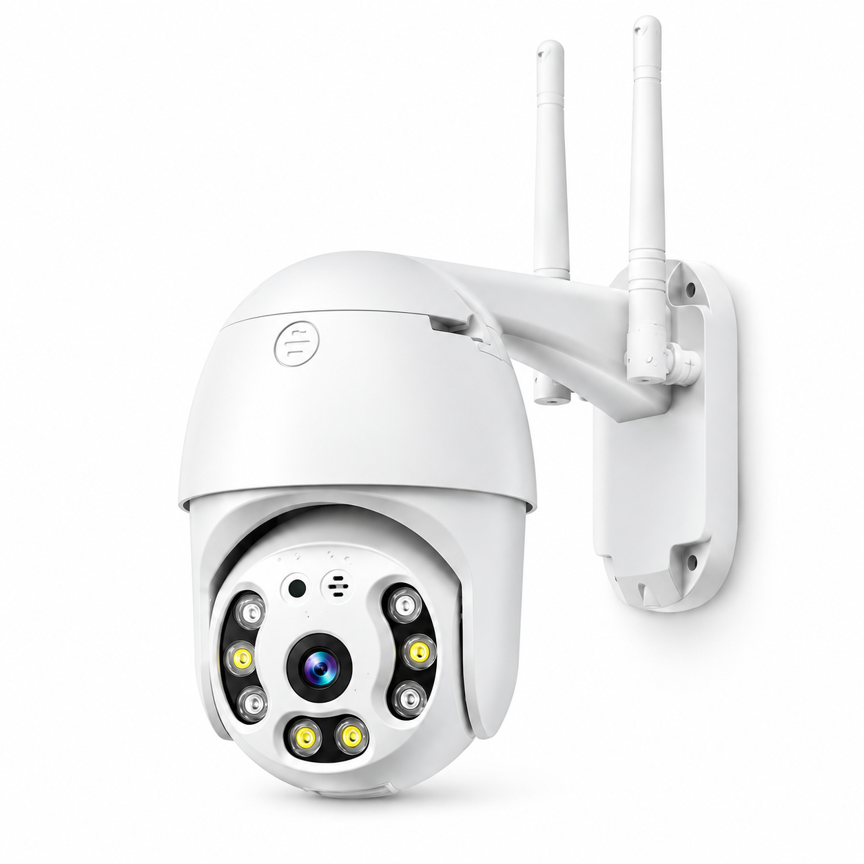 Уличная поворотная Wi-Fi IP-камера UKC CAD N3 2 Мп, камера видеонаблюдения 360°/90° Белый (3618)