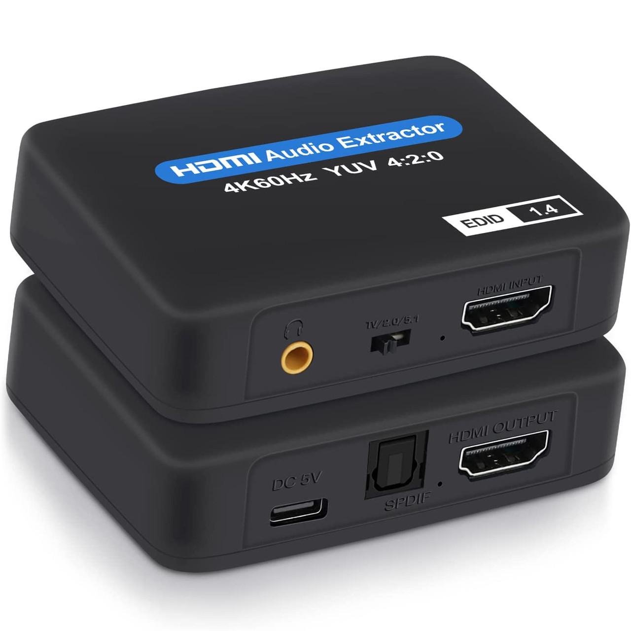 Экстрактор HDMI аудио Addap HAE-01 преобразователь звука с HDMI на 3,5 мм minijack и spdif 5.1 - фото 10