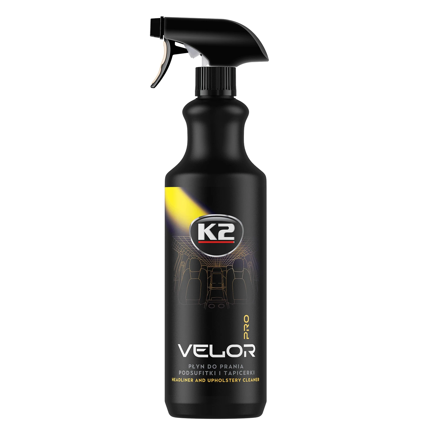 Засіб для очищення тканинної оббивки та килимів K2 Velor PRO 1 л (D5031)
