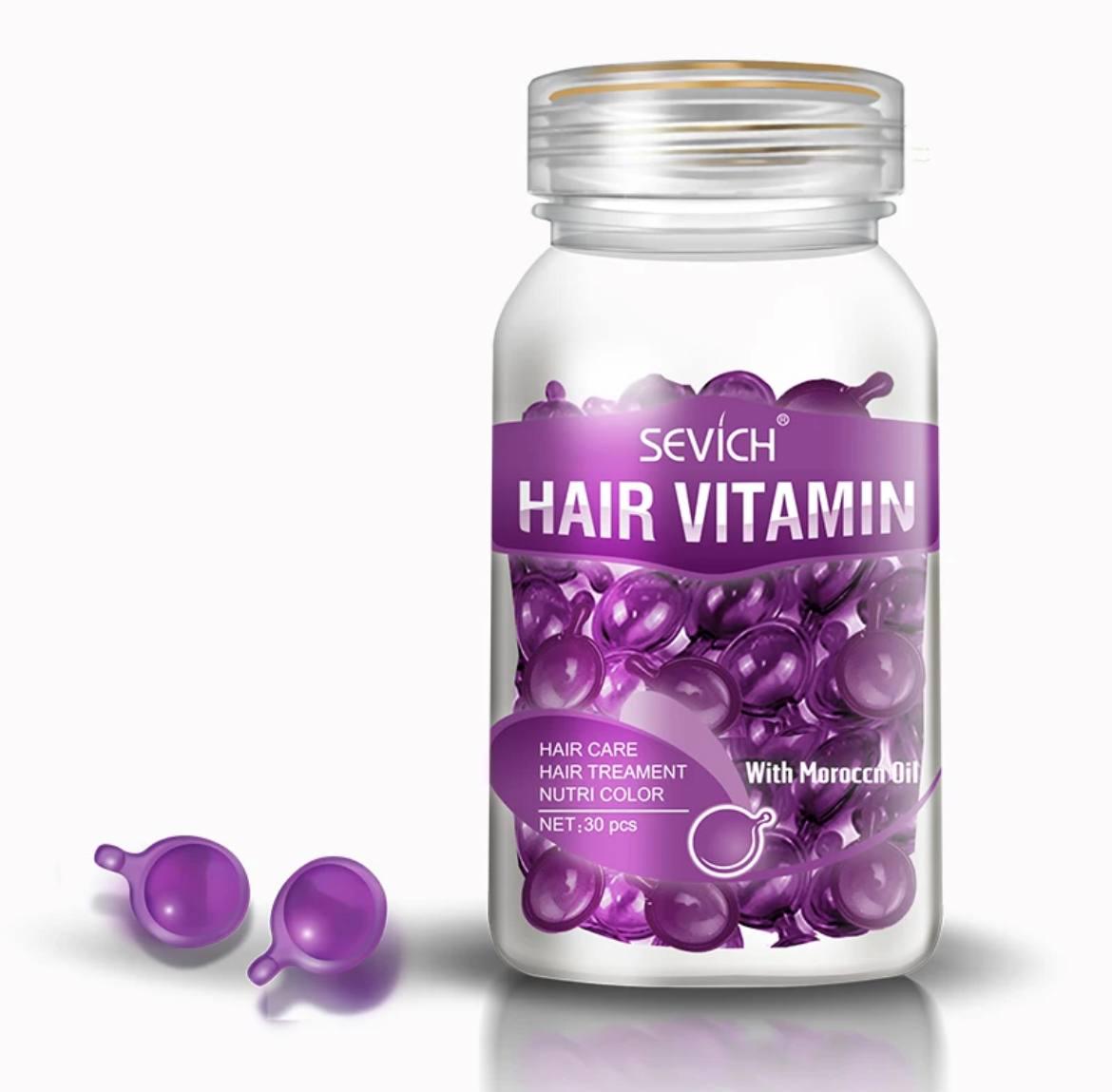 Витаминные капсулы для окрашенных волос Sevich с марокканским маслом 30 шт. Фиолетовый (10131) Витаминные капсулы для окрашенных волос Sevich с марокканским маслом 30 шт. Фиолетовый (10131)