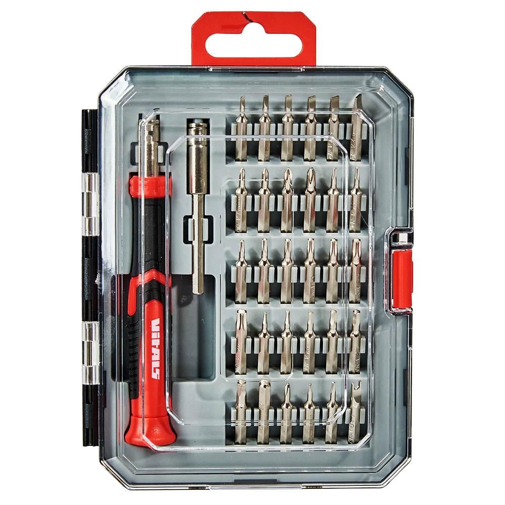 Отвертка прецизионная Vitals Master с набором бит 32 шт. (179537) Отвертка прецизионная Vitals Master с набором бит 32 шт. (179537)