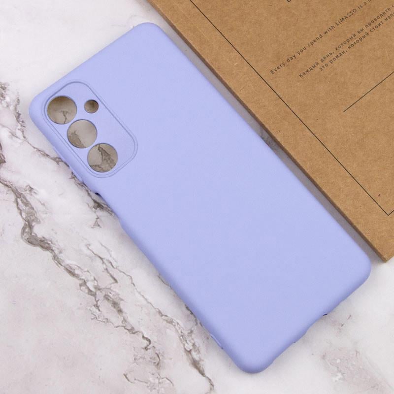 Протиударний чохол Silicone Cover Lakshmi Full Camera (AA) для Samsung Galaxy A23 4G  Бузковий / Dasheen - фото 4