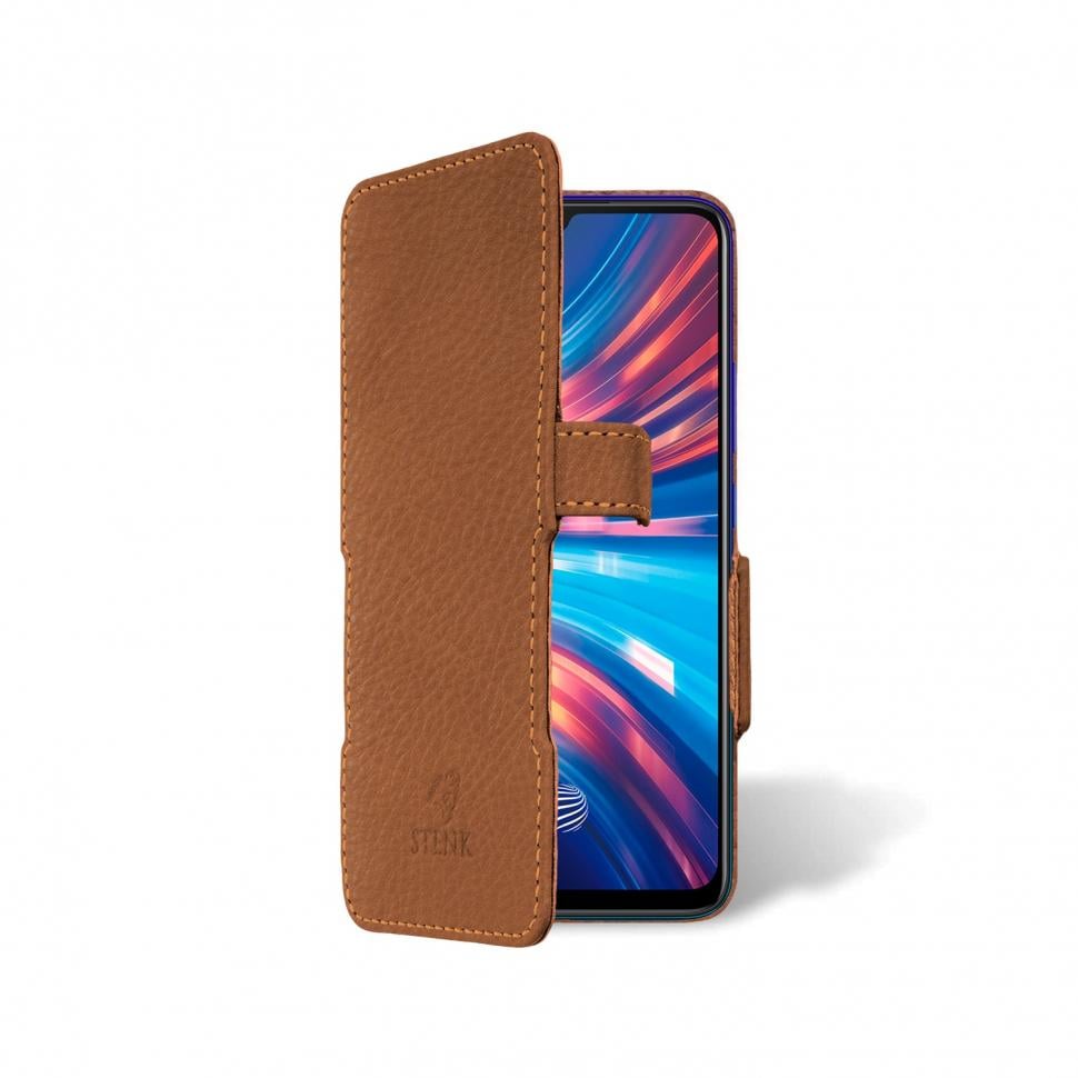 Чехол книжка Stenk Prime для Vivo V17 Neo Коричневый (63681)