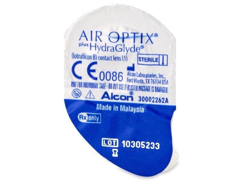 Контактні лінзи Alcon Air Optix plus HydraGlyde +8,00 1 шт. (/1/аог/+800/)