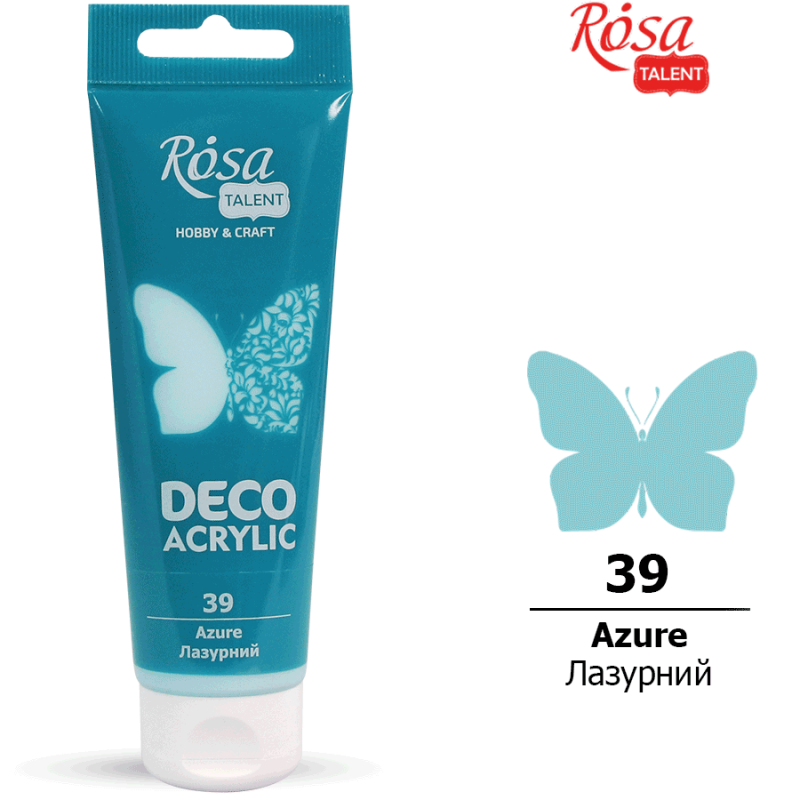 Акриловая краска ROSA Talent туба 75 мл Лазурный (322239)