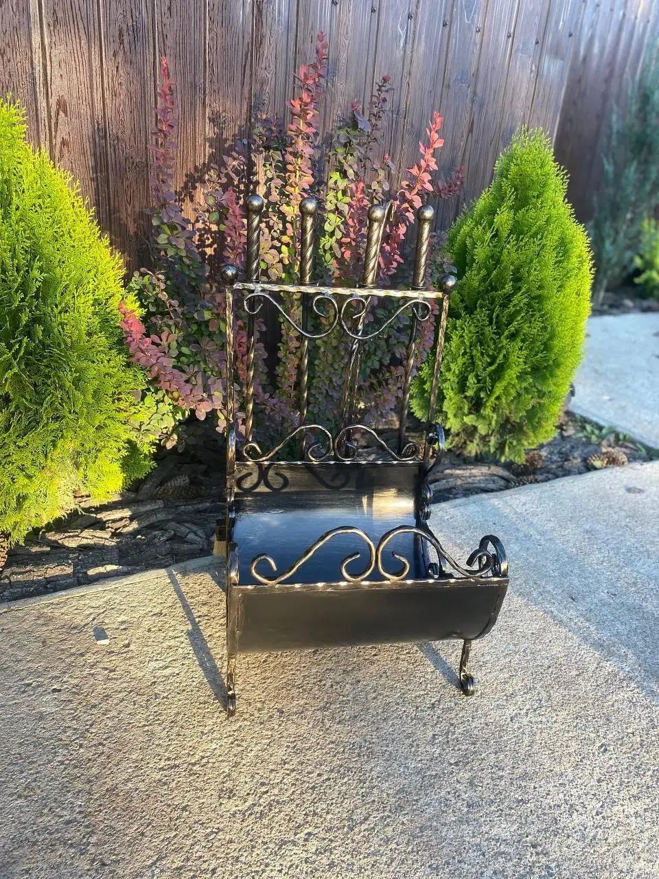 Каминный набор с дровником 70х38 см и аксессуарами (Vi_001125) - фото 5 Каминный набор с дровником 70х38 см и аксессуарами (Vi_001125) - фото 5