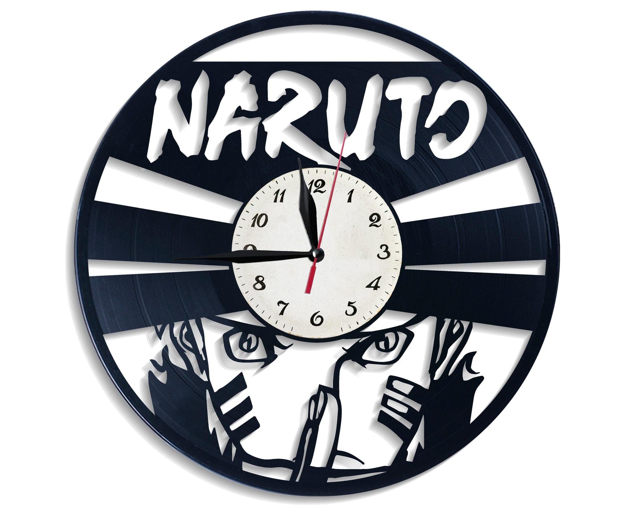 Часы настенные Наруто 2759 из виниловой пластинки