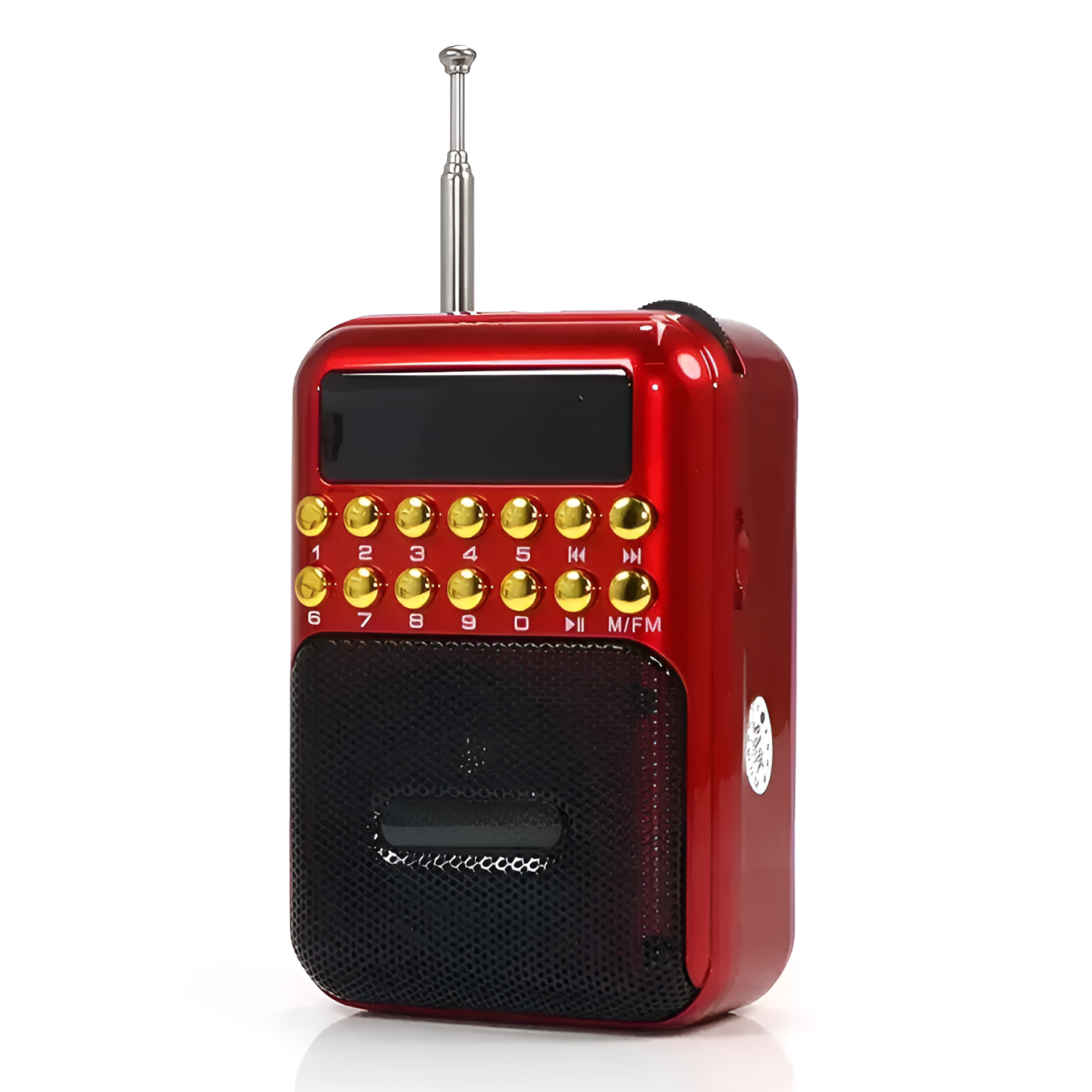 Радиоприемник на акамуляторе портативный карманный цифровой с часами/будильником (2626293611)