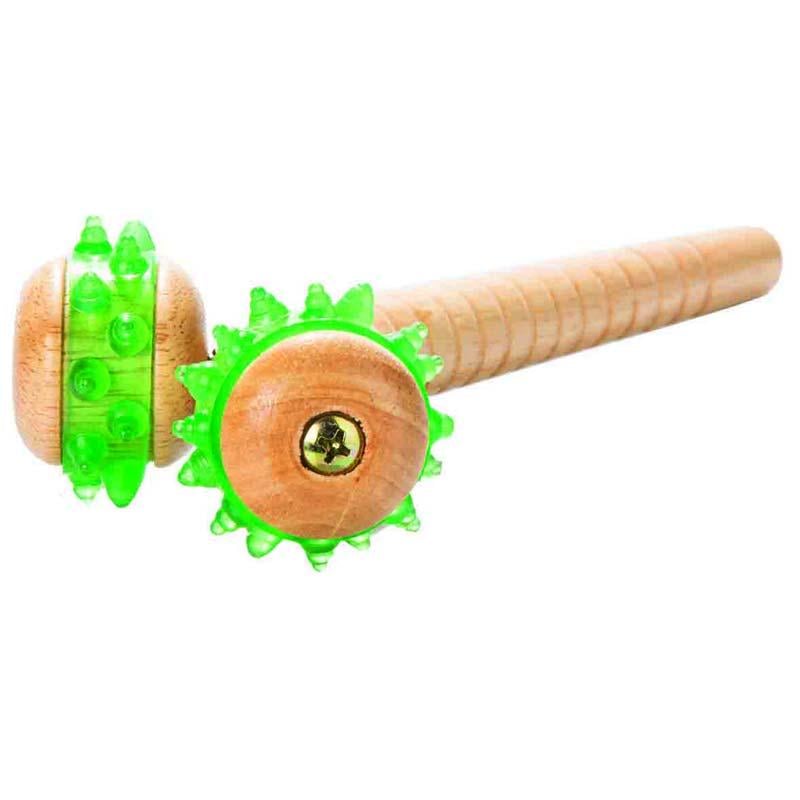 Массажер для всех частей тела OrtoMed OМ-526 с деревянной ручкой