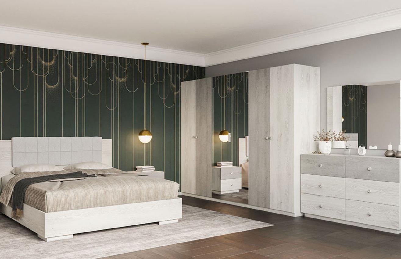 Спальня Світ Меблів 6Д Вивиан ЛДСП Аляска Белый (12917647)