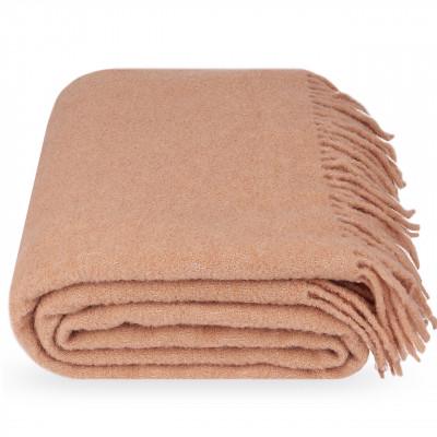 Плед букле 140х200 см Пісочний - фото 1 Плед букле 140х200 см Пісочний - фото 1