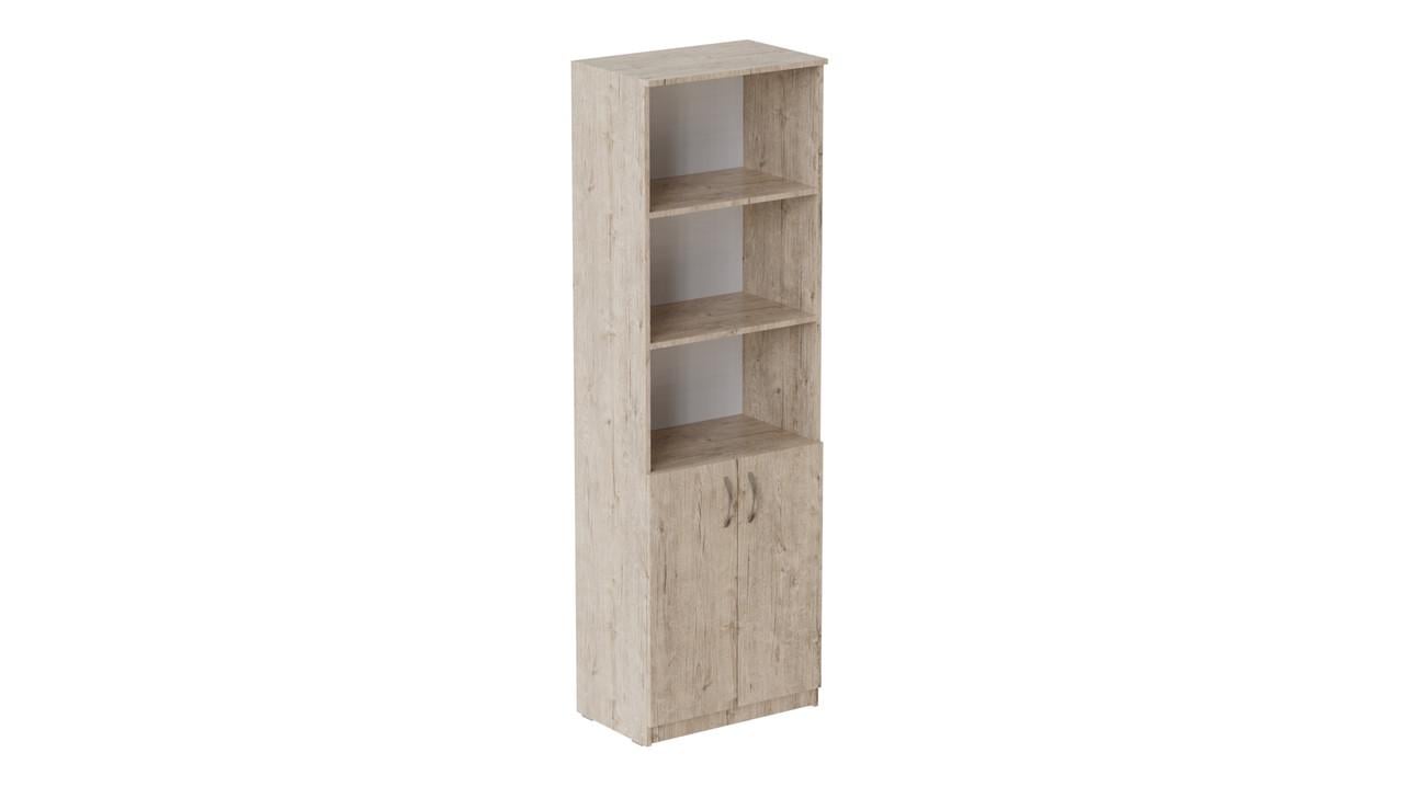 Шкаф Анжело Ferrum-decor на 5 полок с 2 дверцами 1900x600x380 мм ДСП 16 мм Дуб Сан-Марино (FRD-104996)