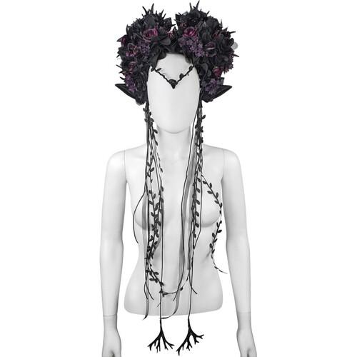 Обруч Seta Décor Фея Готический Эльф (23-656BLK-Plum)