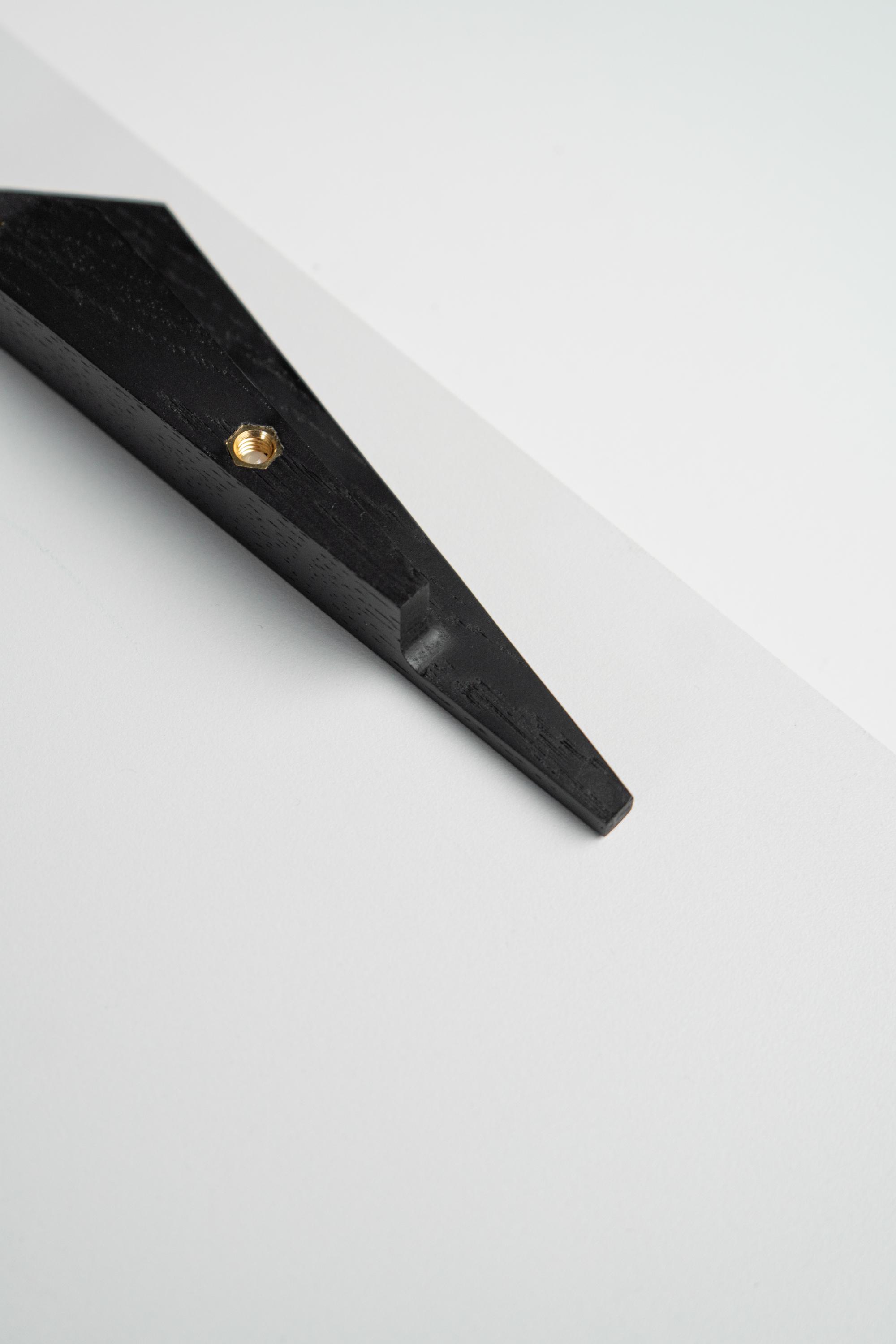 Меблева ручка Triagle із дерева комплект 183 мм Black - фото 6 Меблева ручка Triagle із дерева комплект 183 мм Black - фото 6